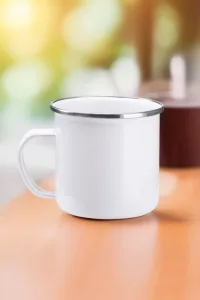 Damasco metallimuki 380 ml valkoinen